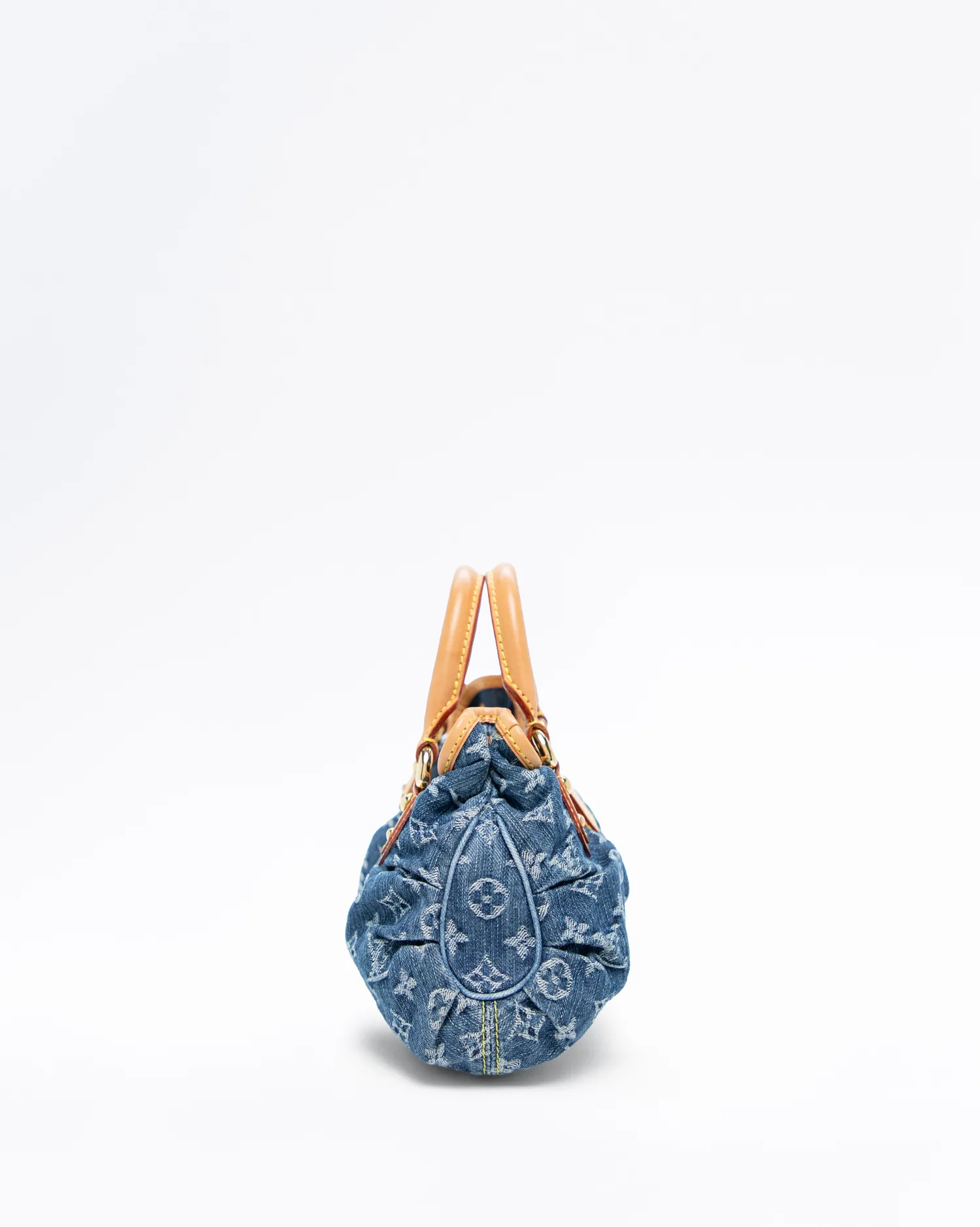Denim Monogram Pleaty Bag