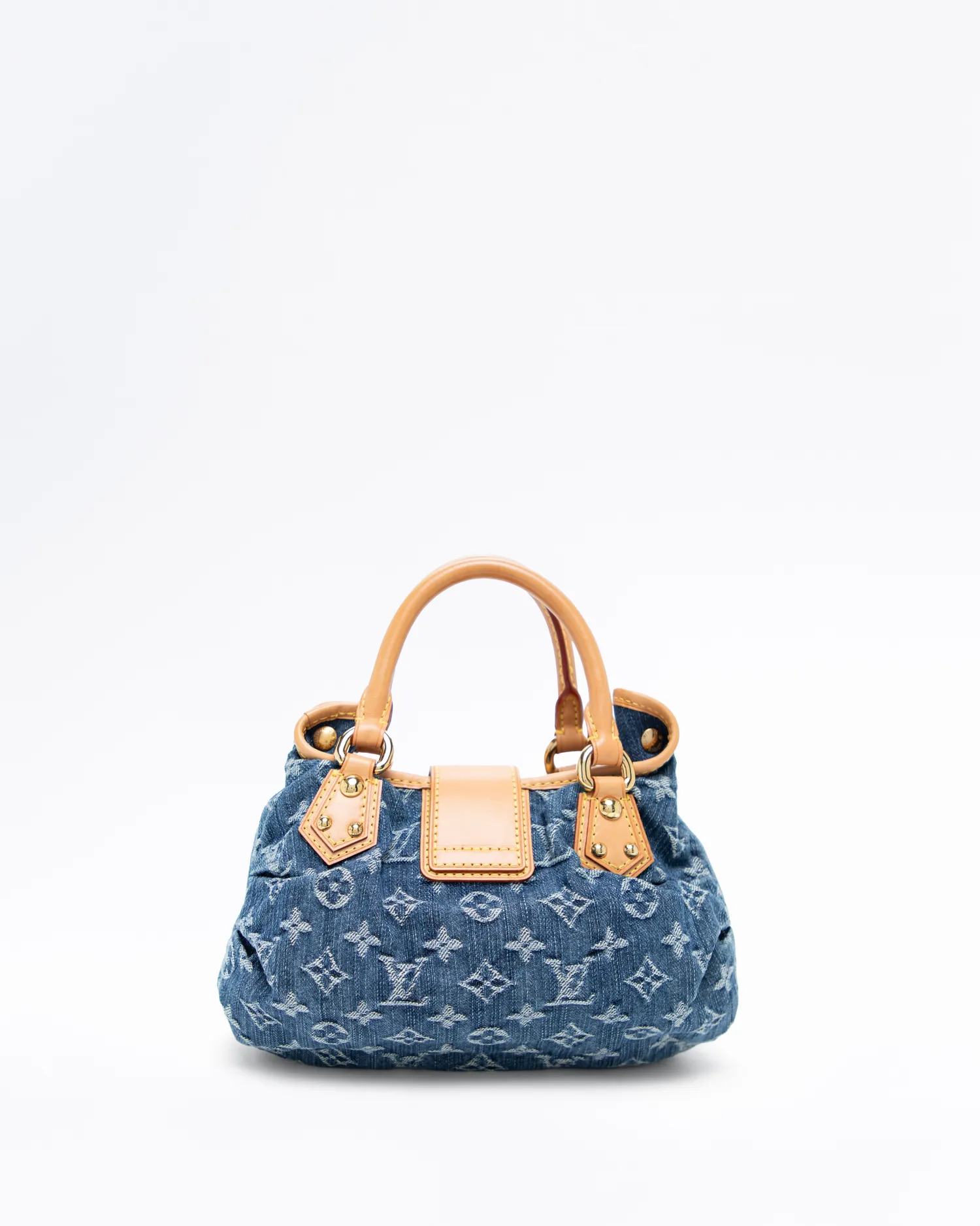 Denim Monogram Pleaty Bag