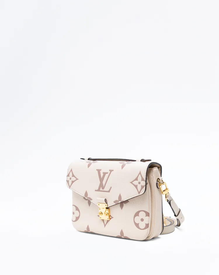 Alternate view angle of Monogram Empreinte Pochette Metis