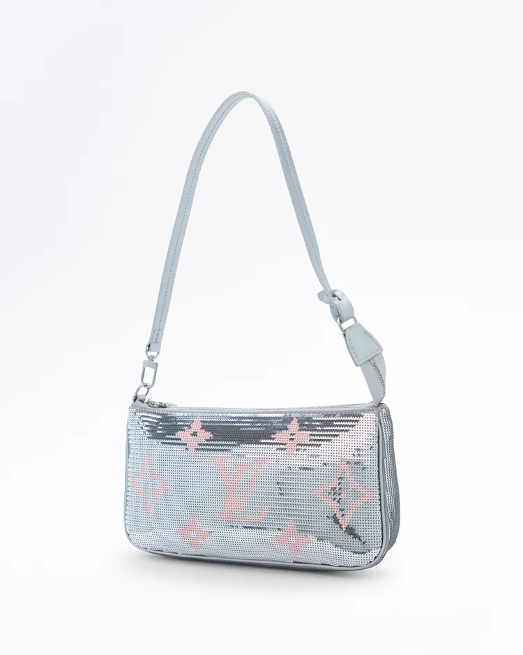 Alternate view angle of Monogram Sequins Pochette Accessoires