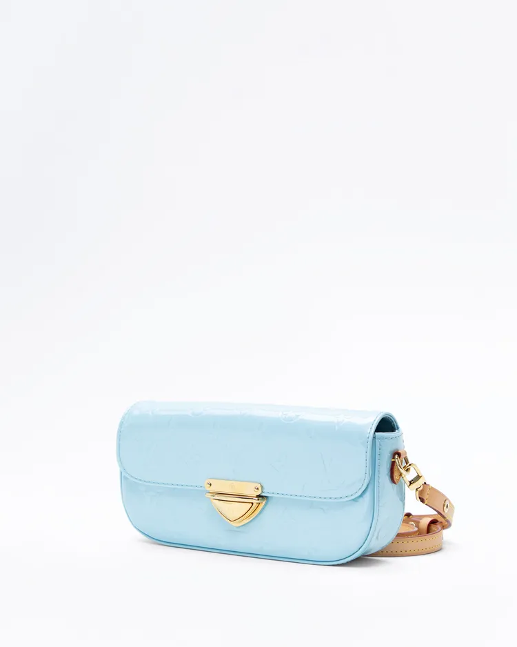 Alternate view angle of Monogram Vernis Malibu Pochette