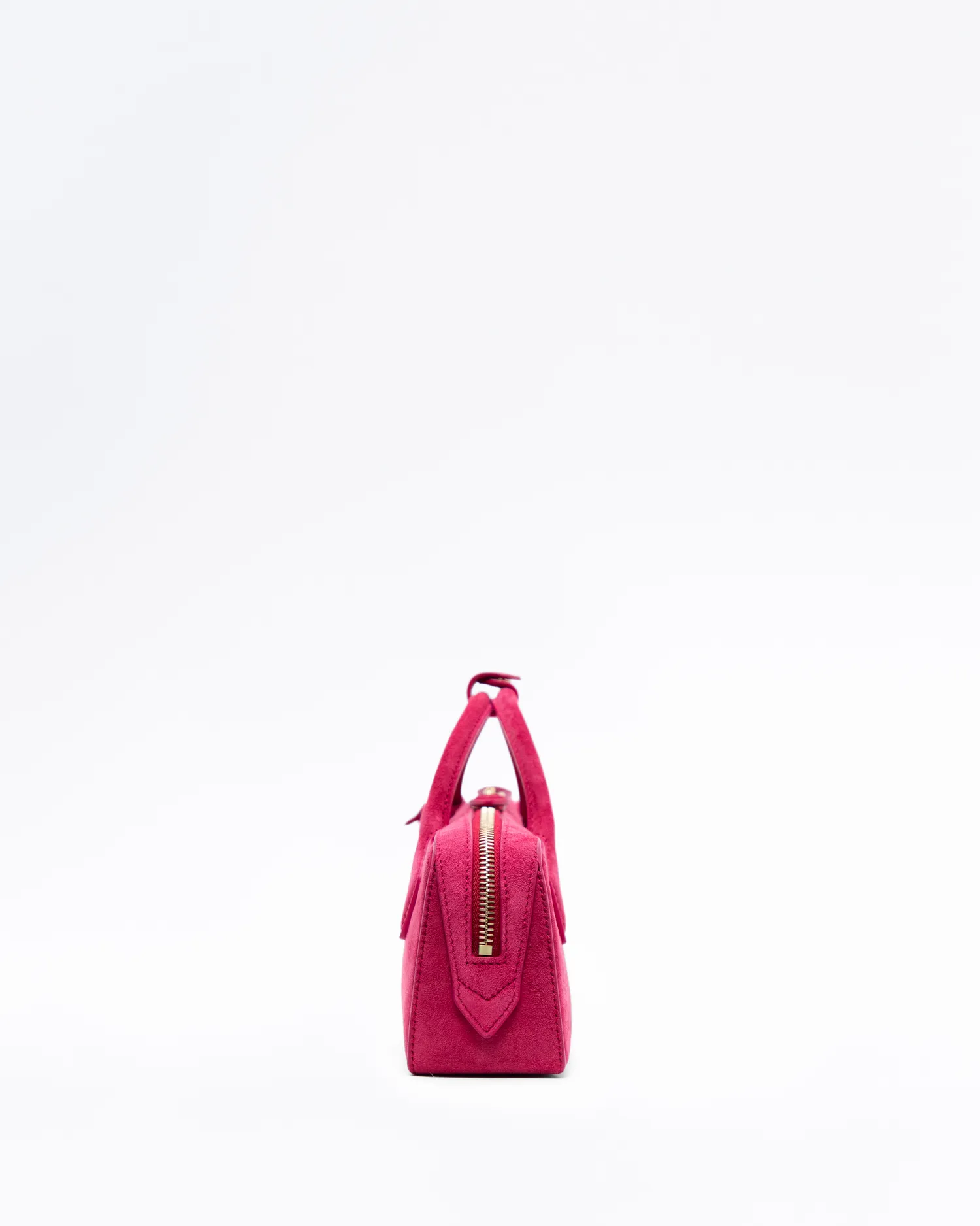 Suede Le Teckel Clutch Bag