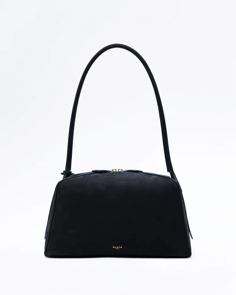 Nubuck Le Bouledogue Shoulder Bag