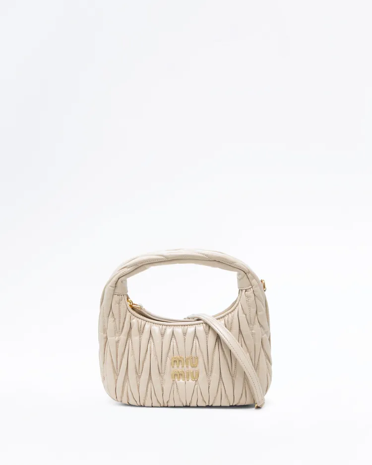 Patent Nappa Small Wander Hobo Bag