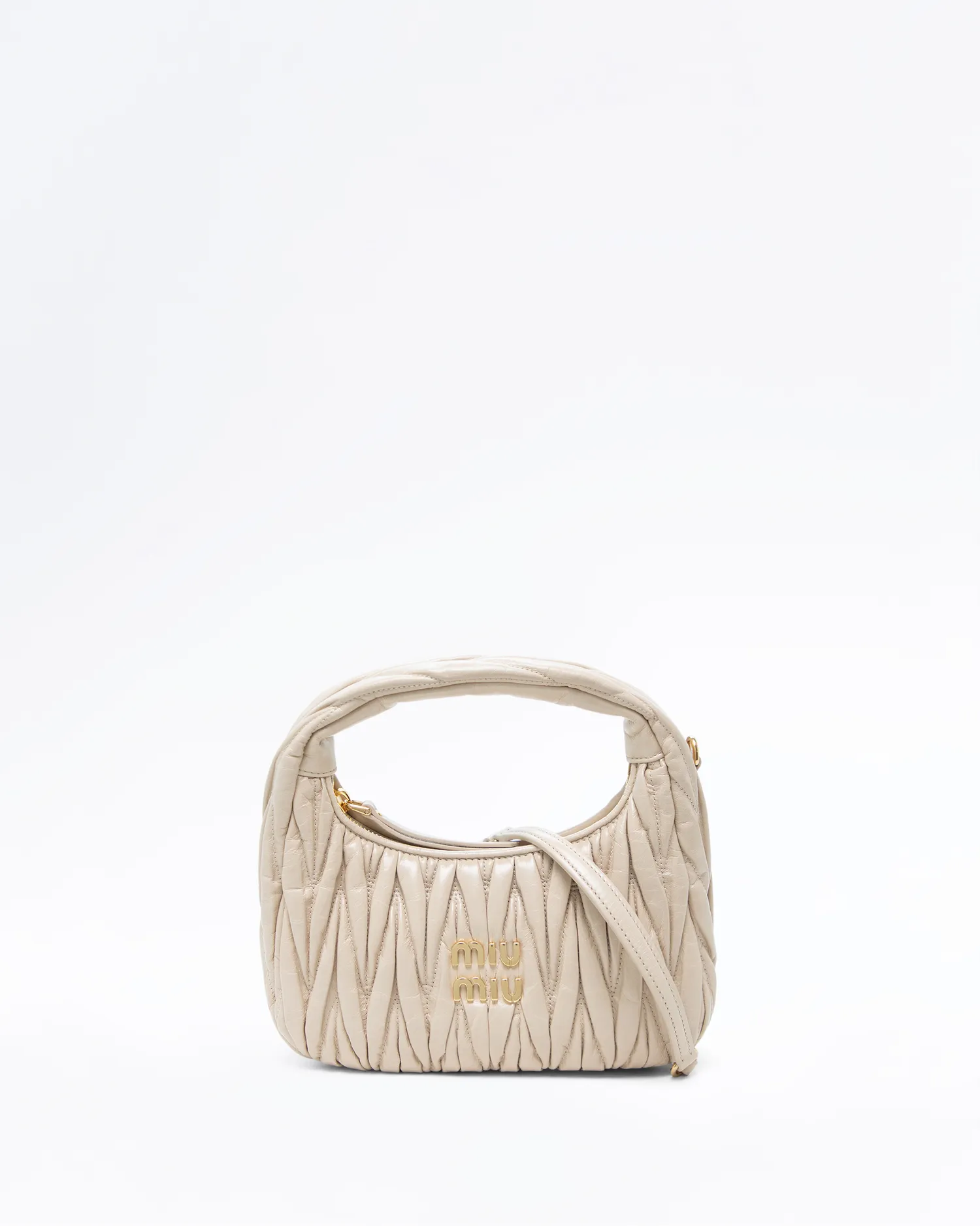 Patent Nappa Small Wander Hobo Bag