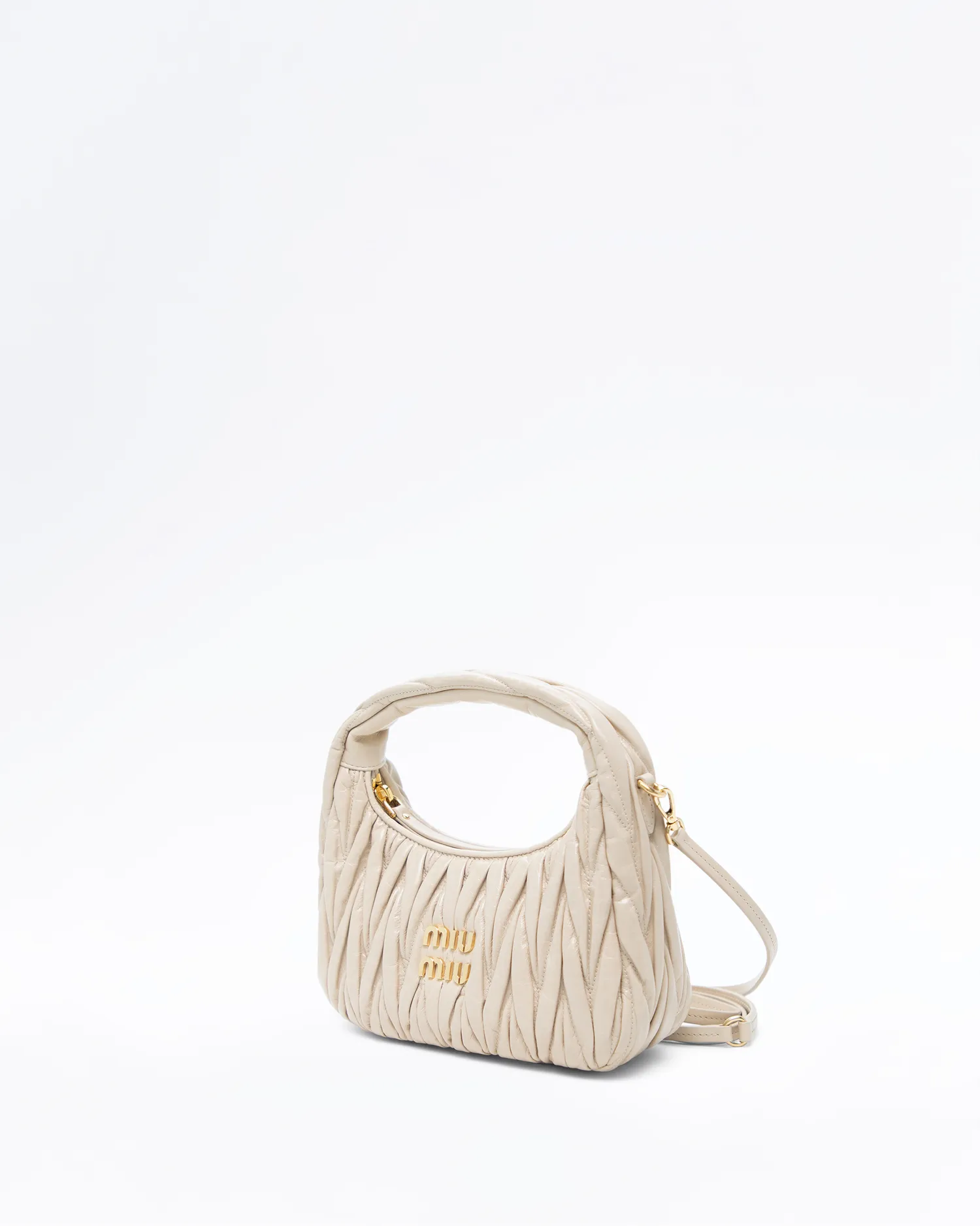 Patent Nappa Small Wander Hobo Bag