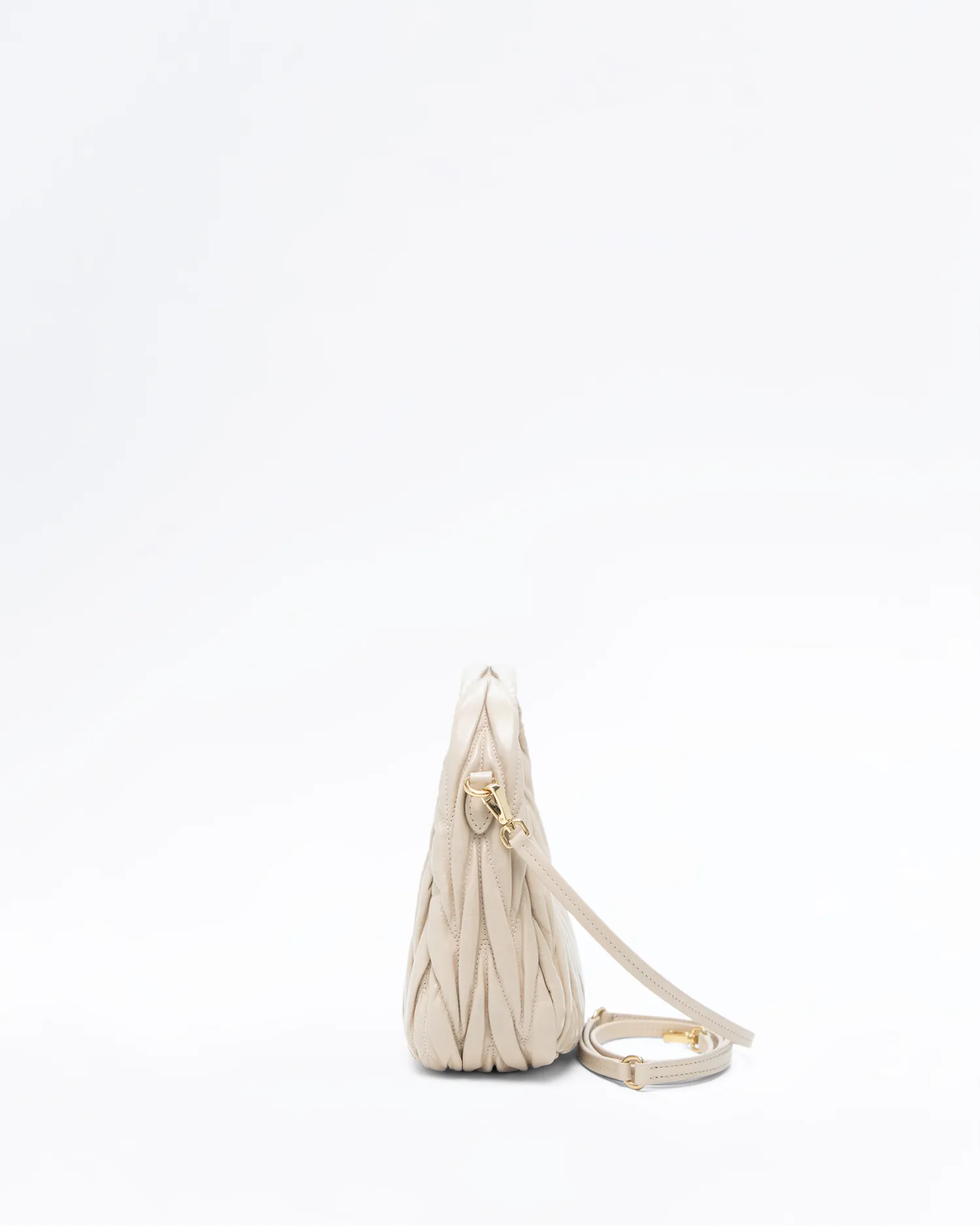 Patent Nappa Small Wander Hobo Bag