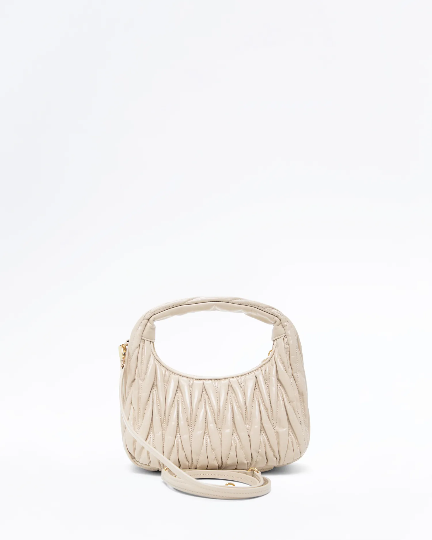 Patent Nappa Small Wander Hobo Bag
