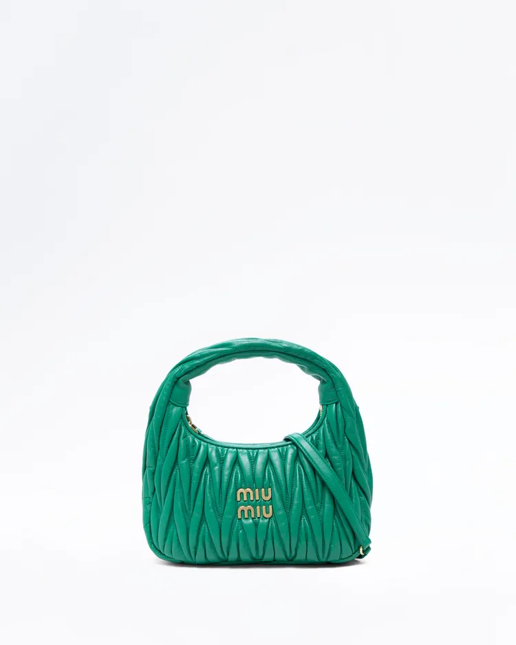 Matelasse Nappa Small Wander Hobo Bag