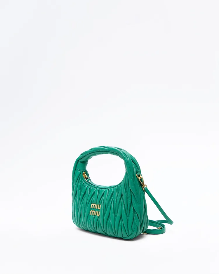Alternate view angle of Matelasse Nappa Small Wander Hobo Bag