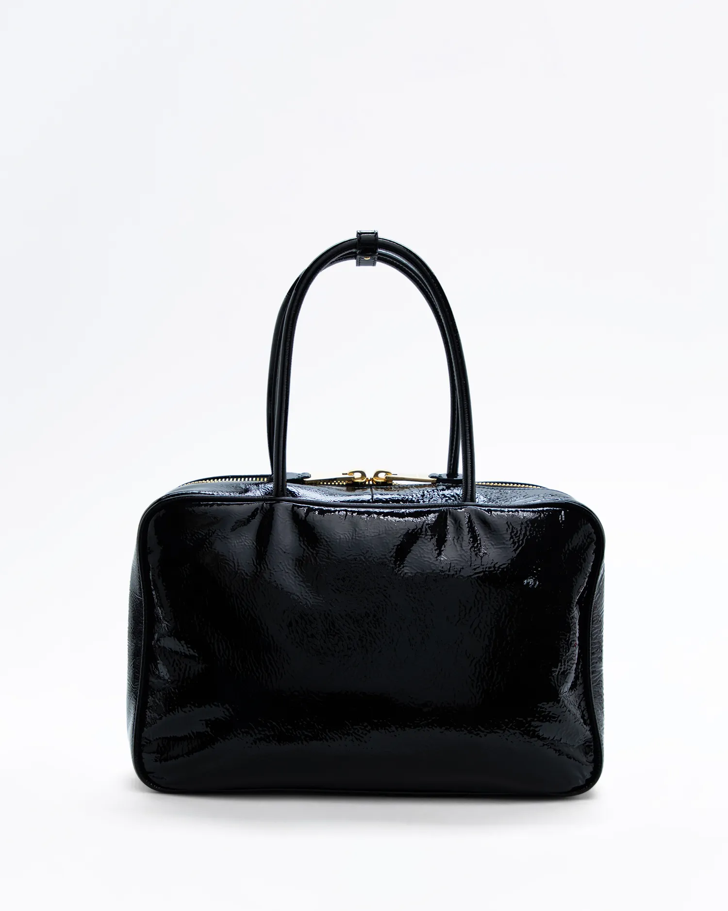 Beau Large Patent Leather Bag