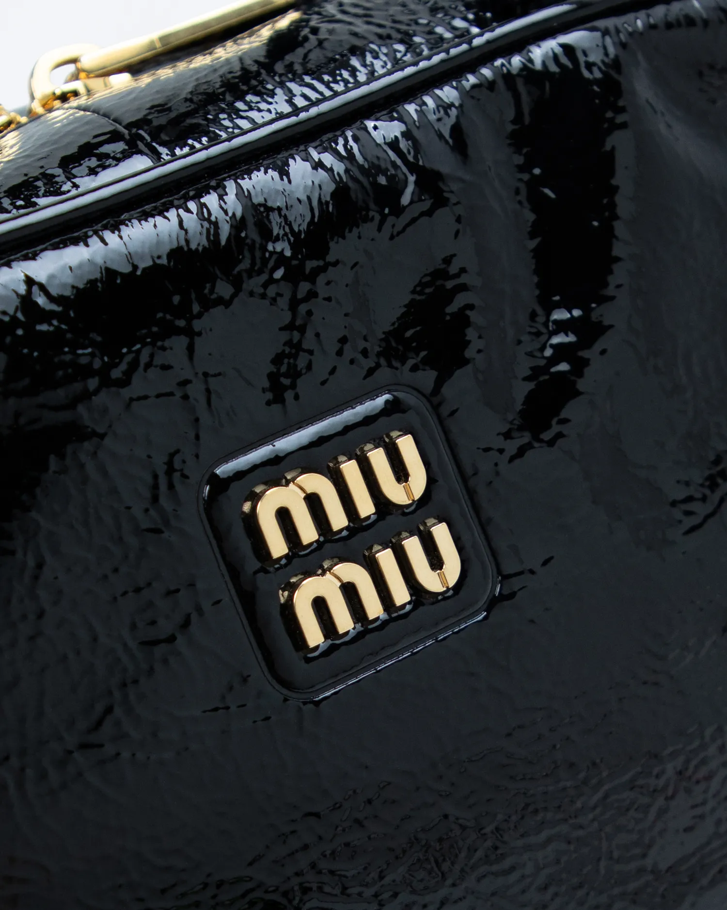 Beau Large Patent Leather Bag