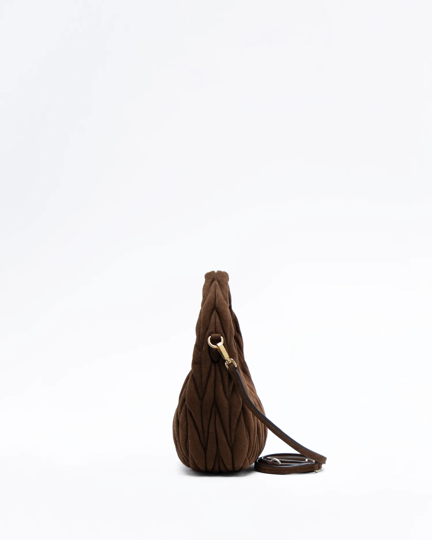 Matelasse Suede Small Wander Hobo Bag