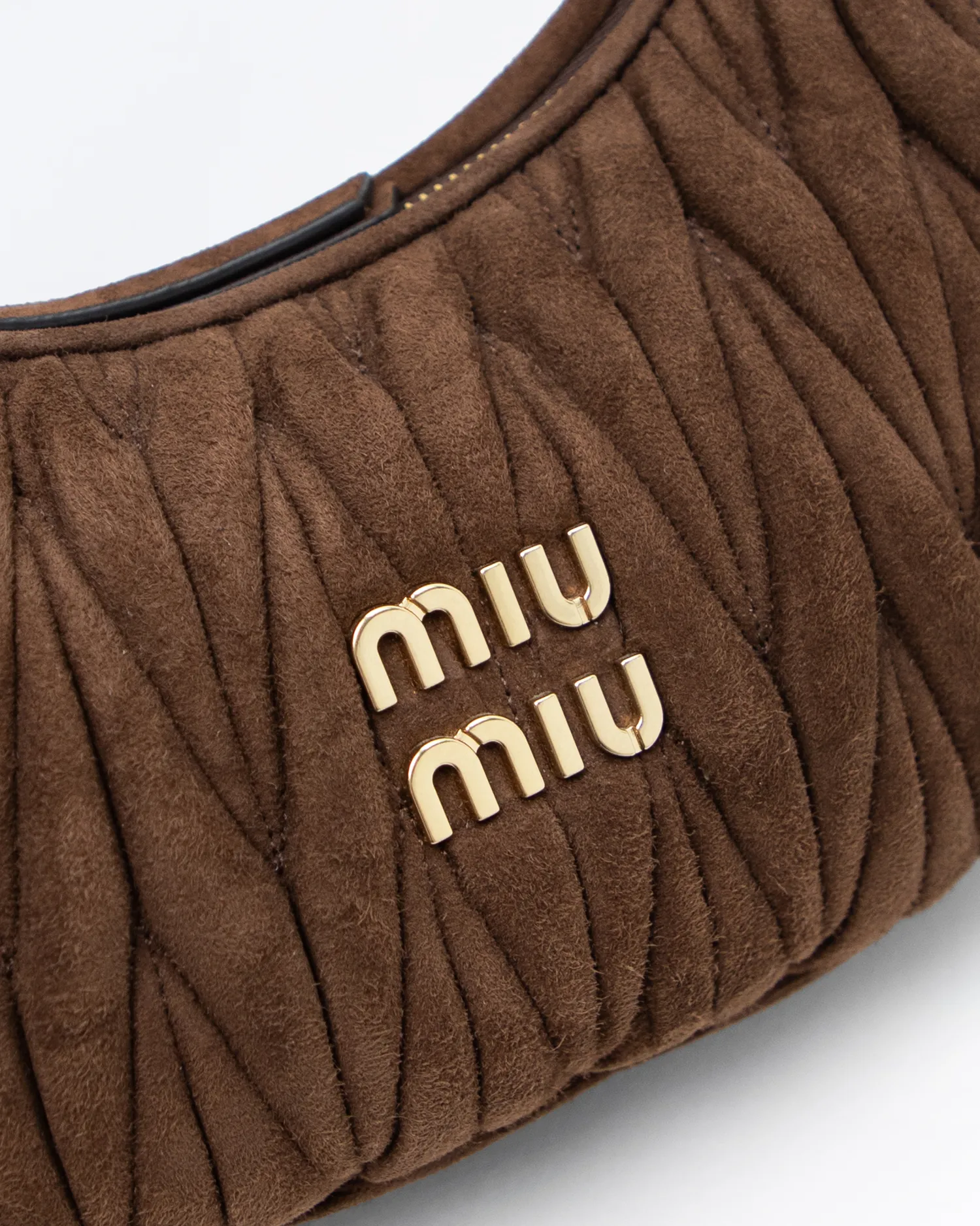 Matelasse Suede Small Wander Hobo Bag