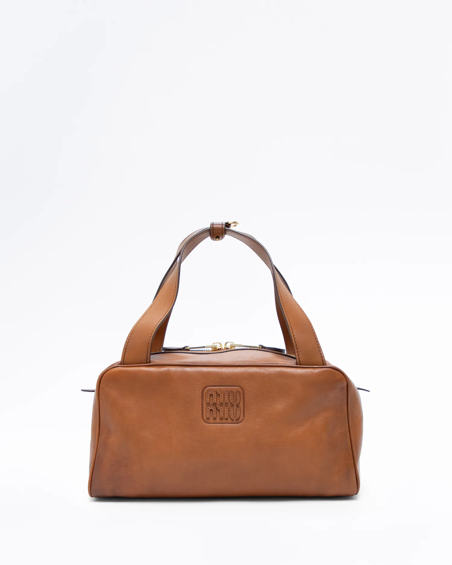 Leather Top Handle Bag