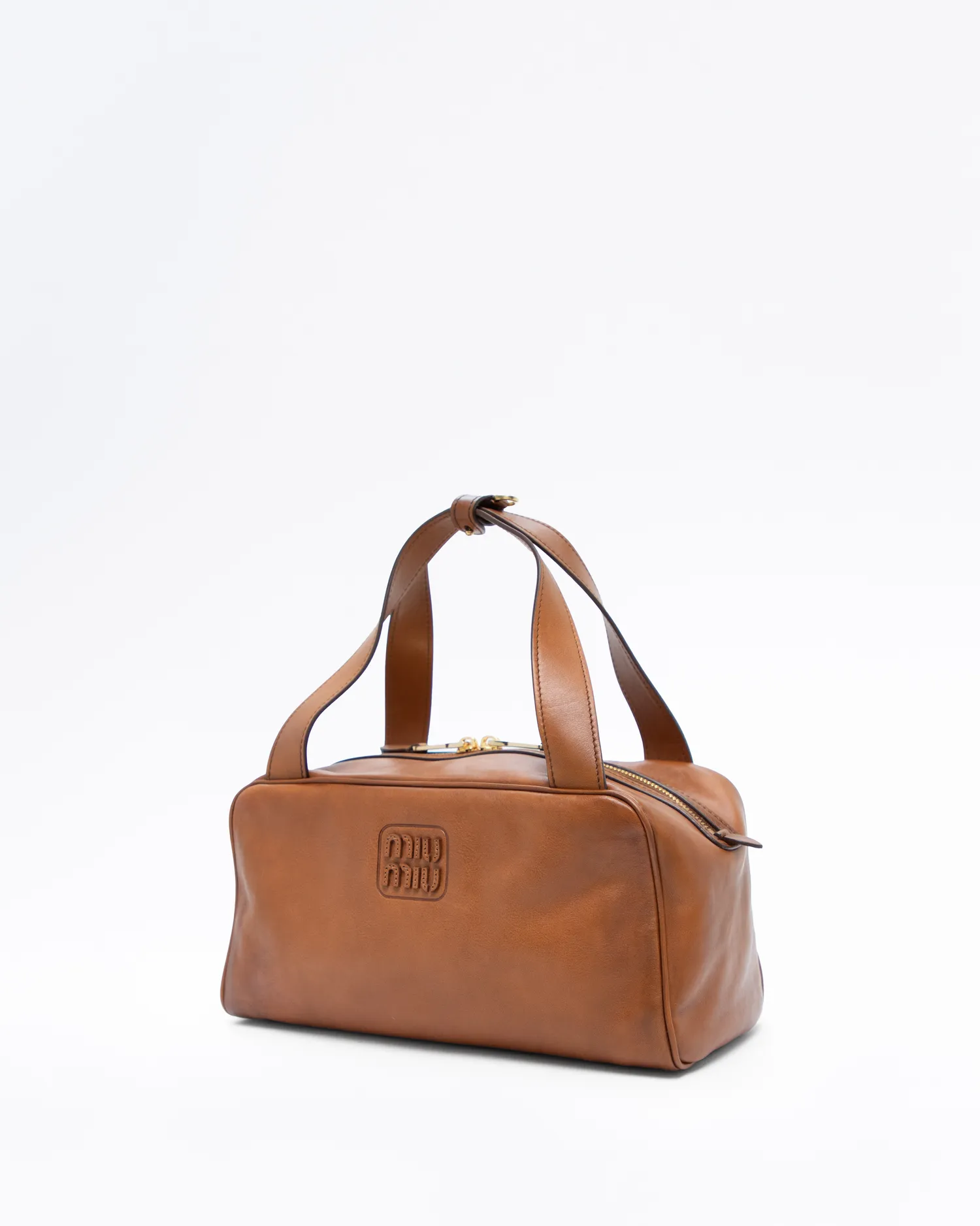 Leather Top Handle Bag