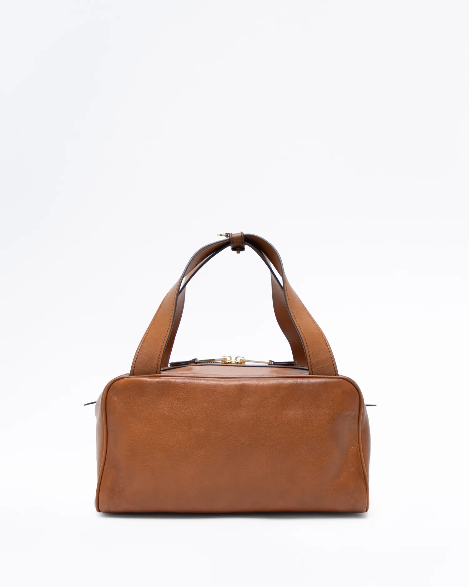 Leather Top Handle Bag