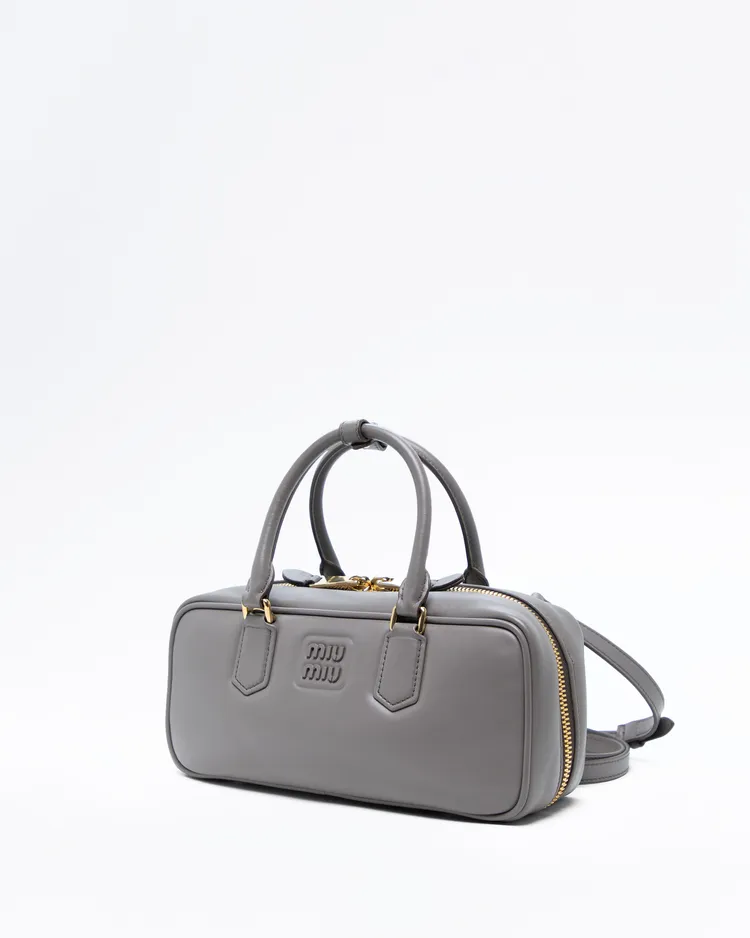 Alternate view angle of Softy Padded Arcadie Large Top Handle Bag