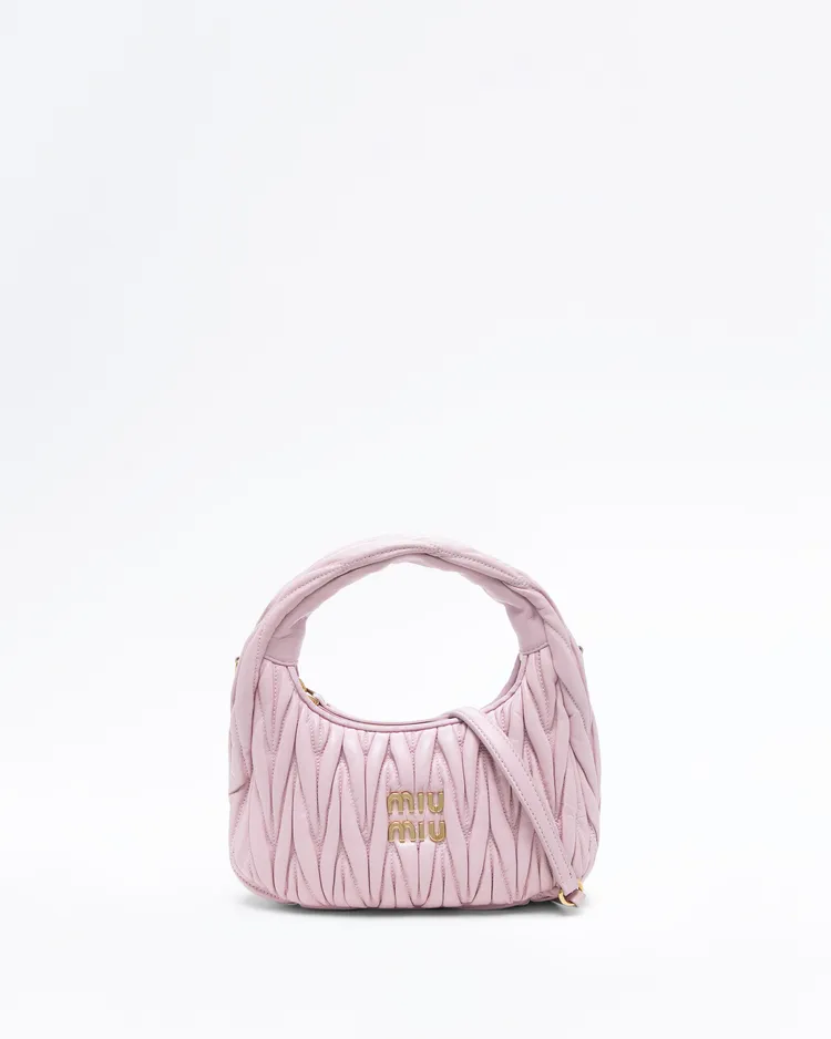 Matelasse Nappa Small Wander Hobo Bag