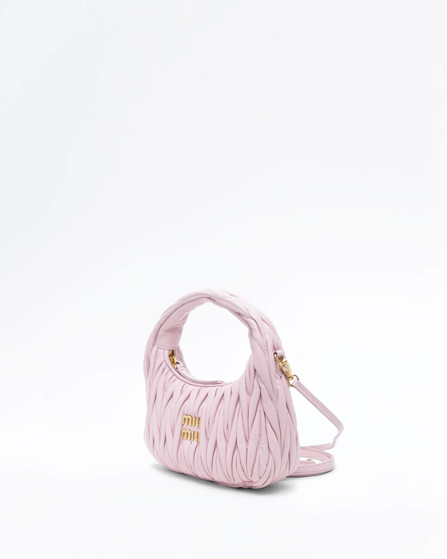 Matelasse Nappa Small Wander Hobo Bag