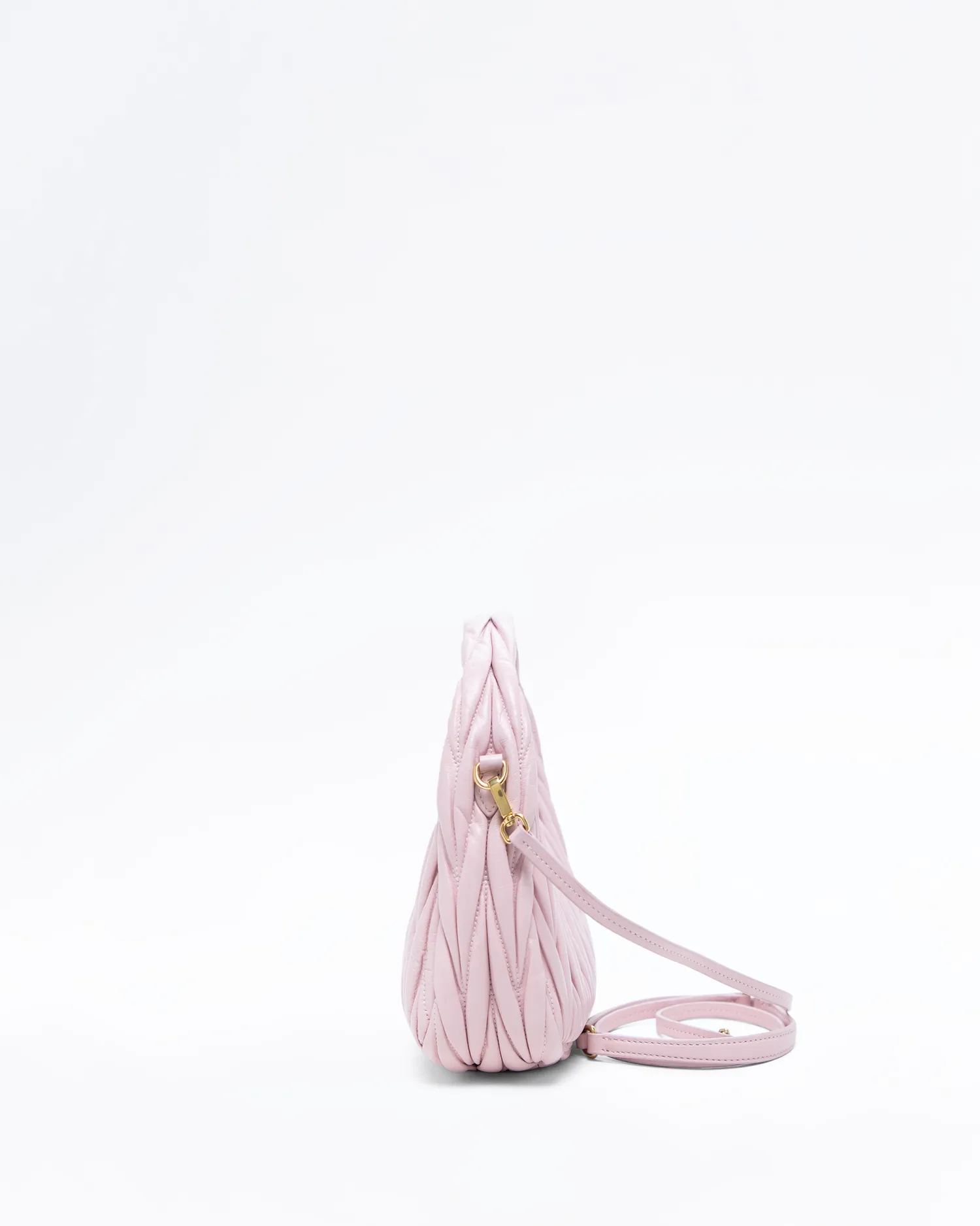 Matelasse Nappa Small Wander Hobo Bag