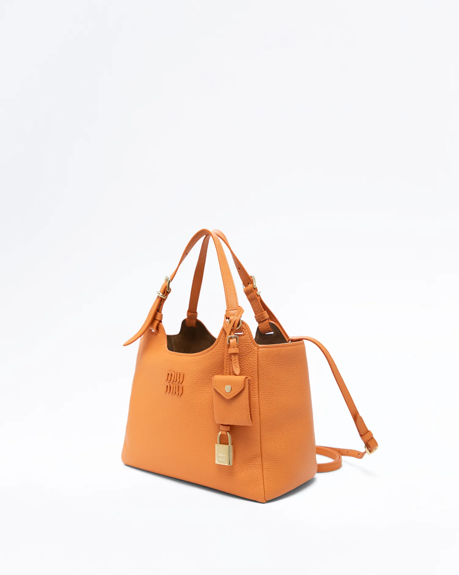 Padlock Leather Shoulder Bag
