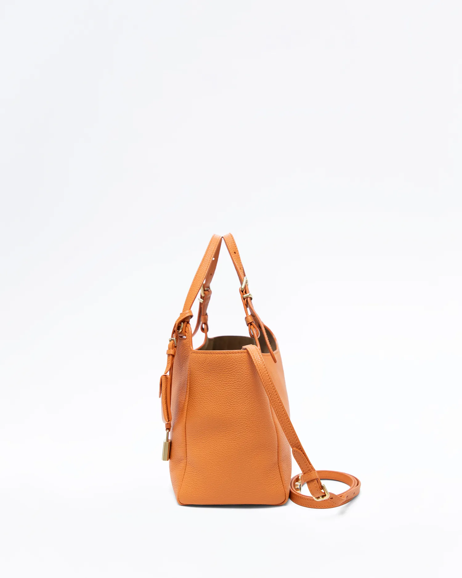 Padlock Leather Shoulder Bag
