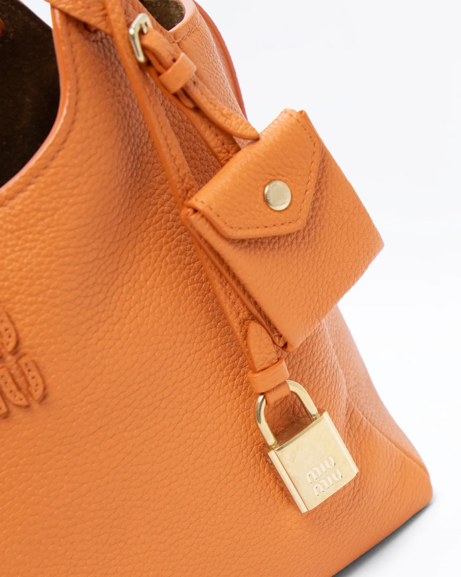 Padlock Leather Shoulder Bag