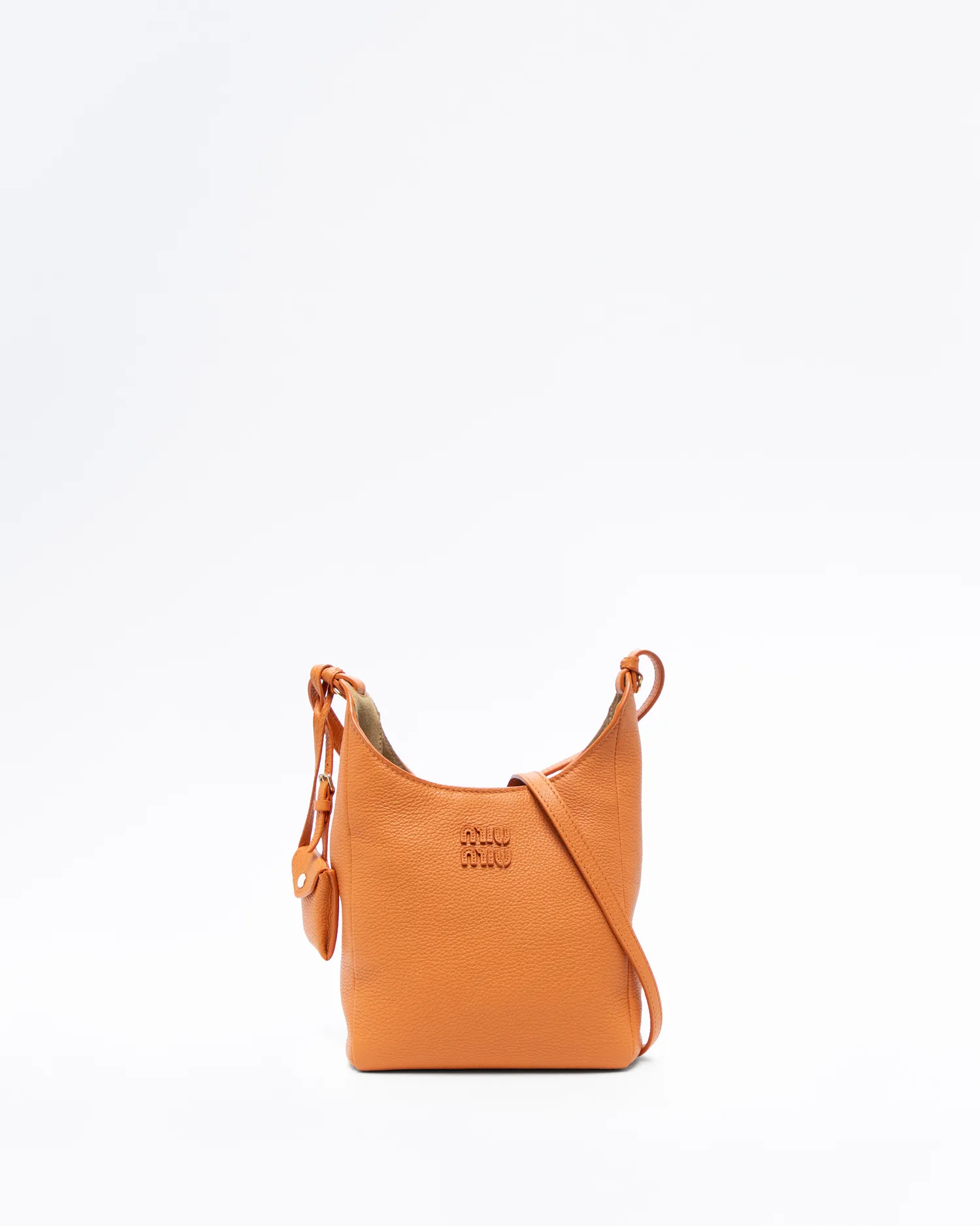 Padlock Leather Bucket Bag