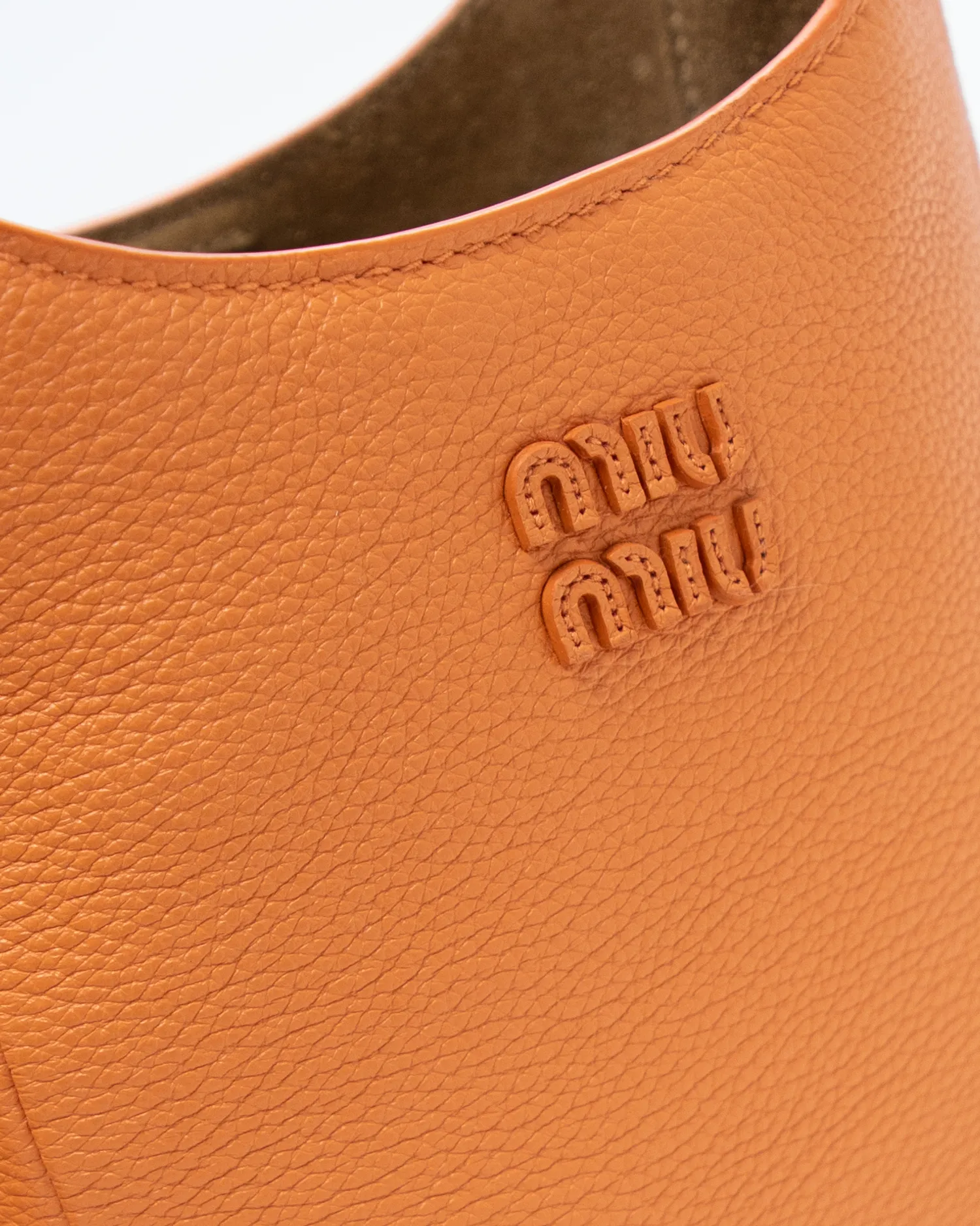 Padlock Leather Bucket Bag