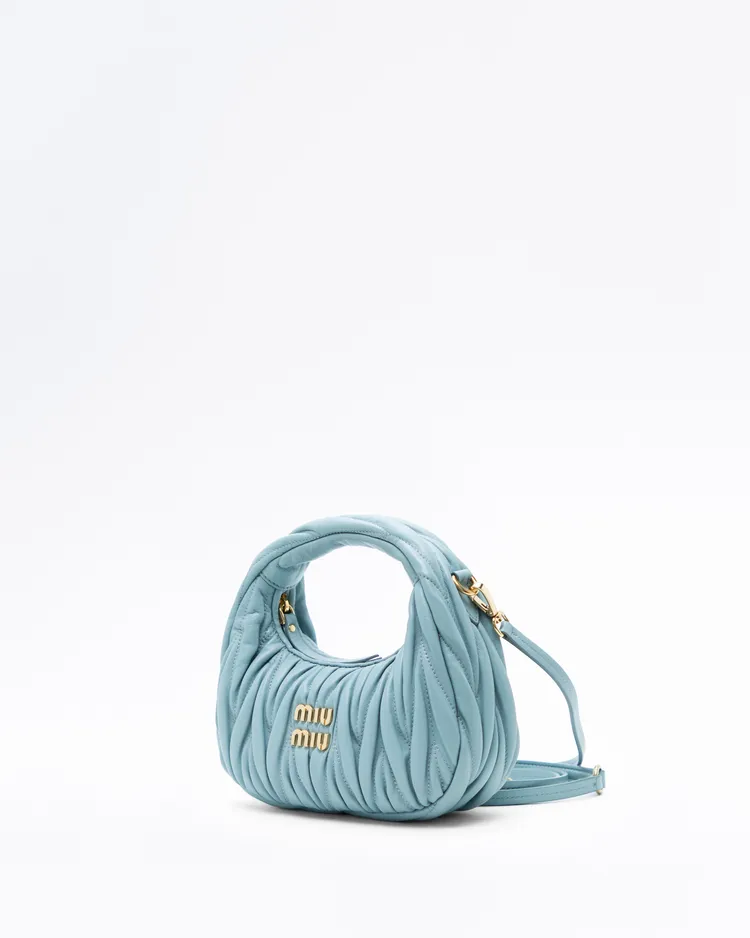 Alternate view angle of Matelasse Nappa Mini Wander Hobo Bag