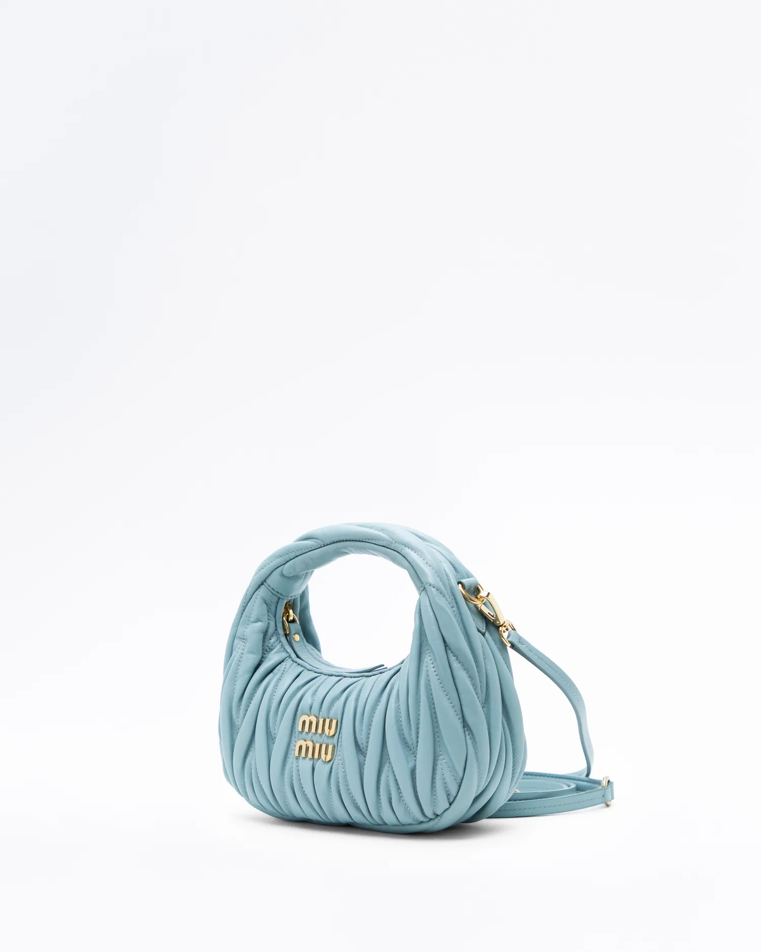 Matelasse Nappa Mini Wander Hobo Bag