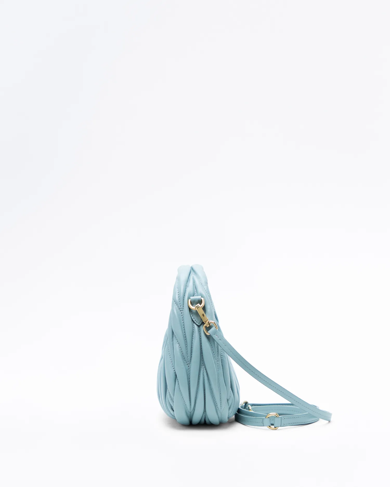 Matelasse Nappa Mini Wander Hobo Bag