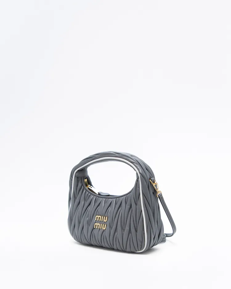 Alternate view angle of Matelasse Nappa Small Wander Hobo Bag