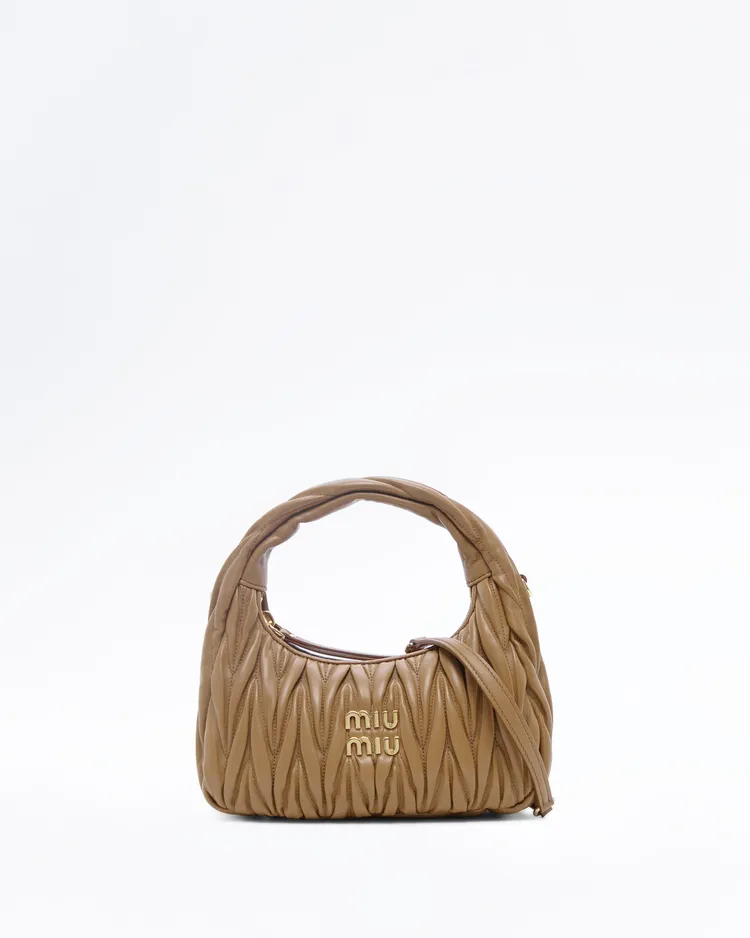 Matelasse Nappa Small Wander Hobo Bag
