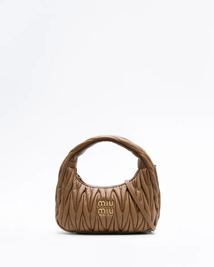 Matelasse Nappa Small Wander Hobo Bag
