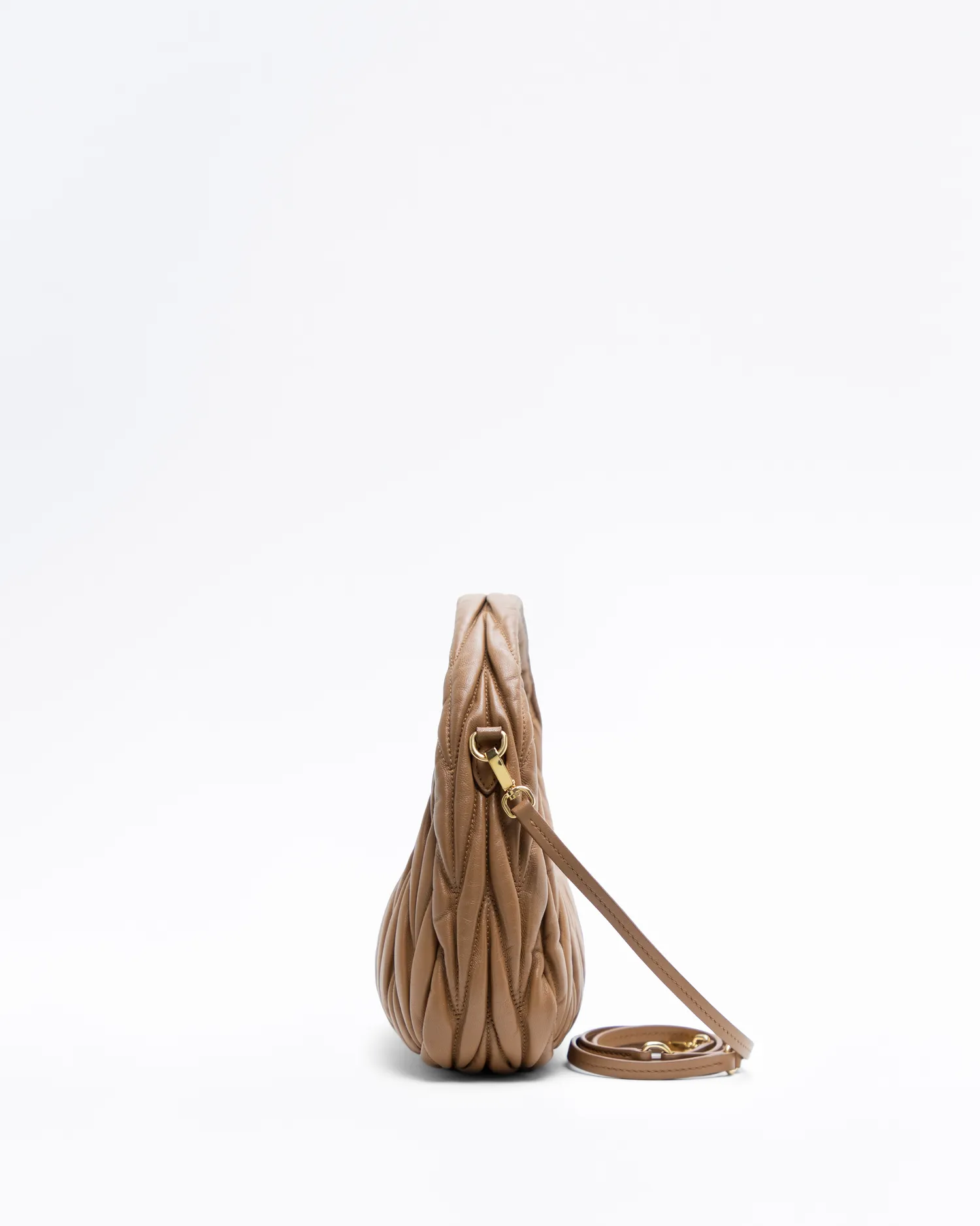 Matelasse Nappa Small Wander Hobo Bag