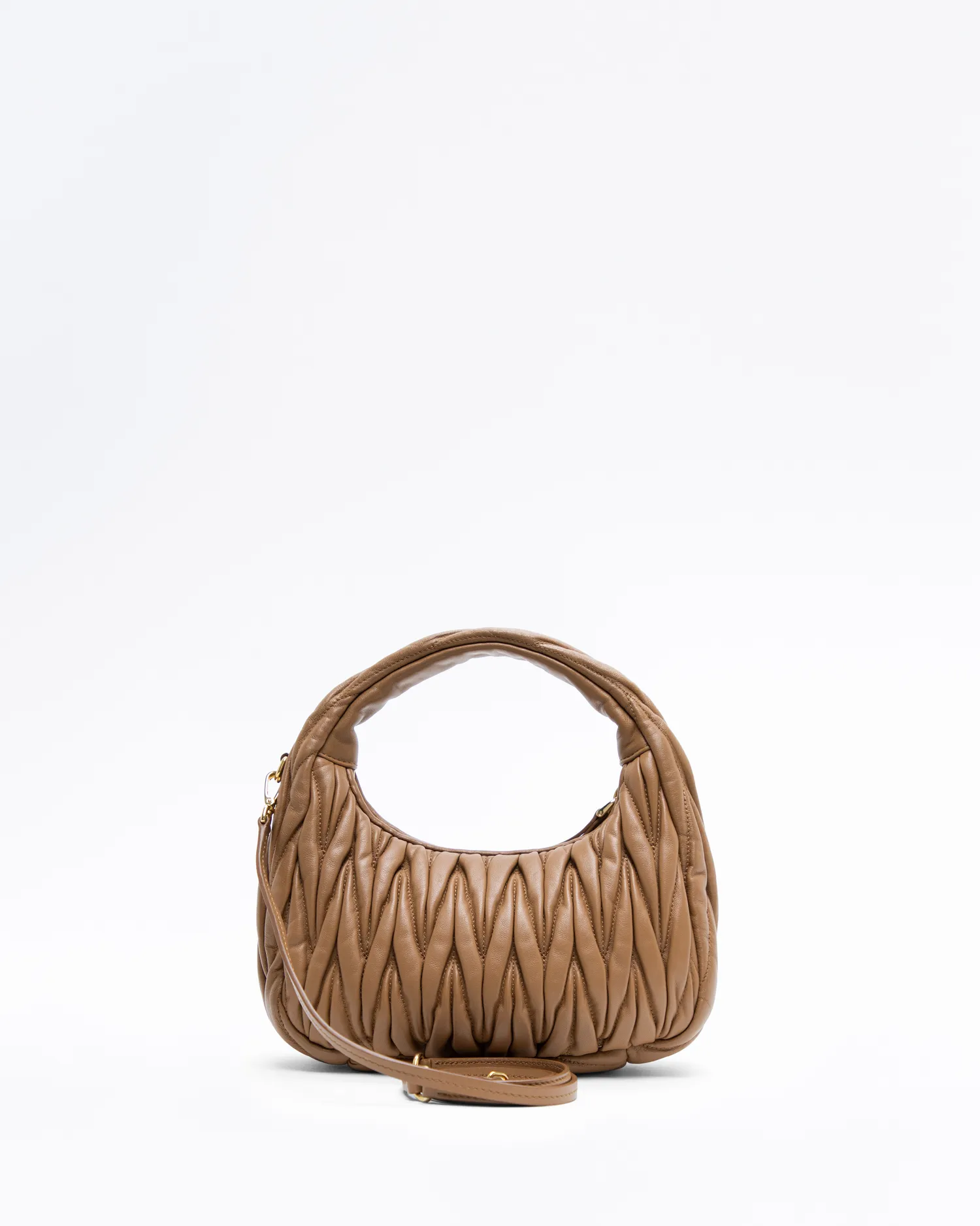 Matelasse Nappa Small Wander Hobo Bag