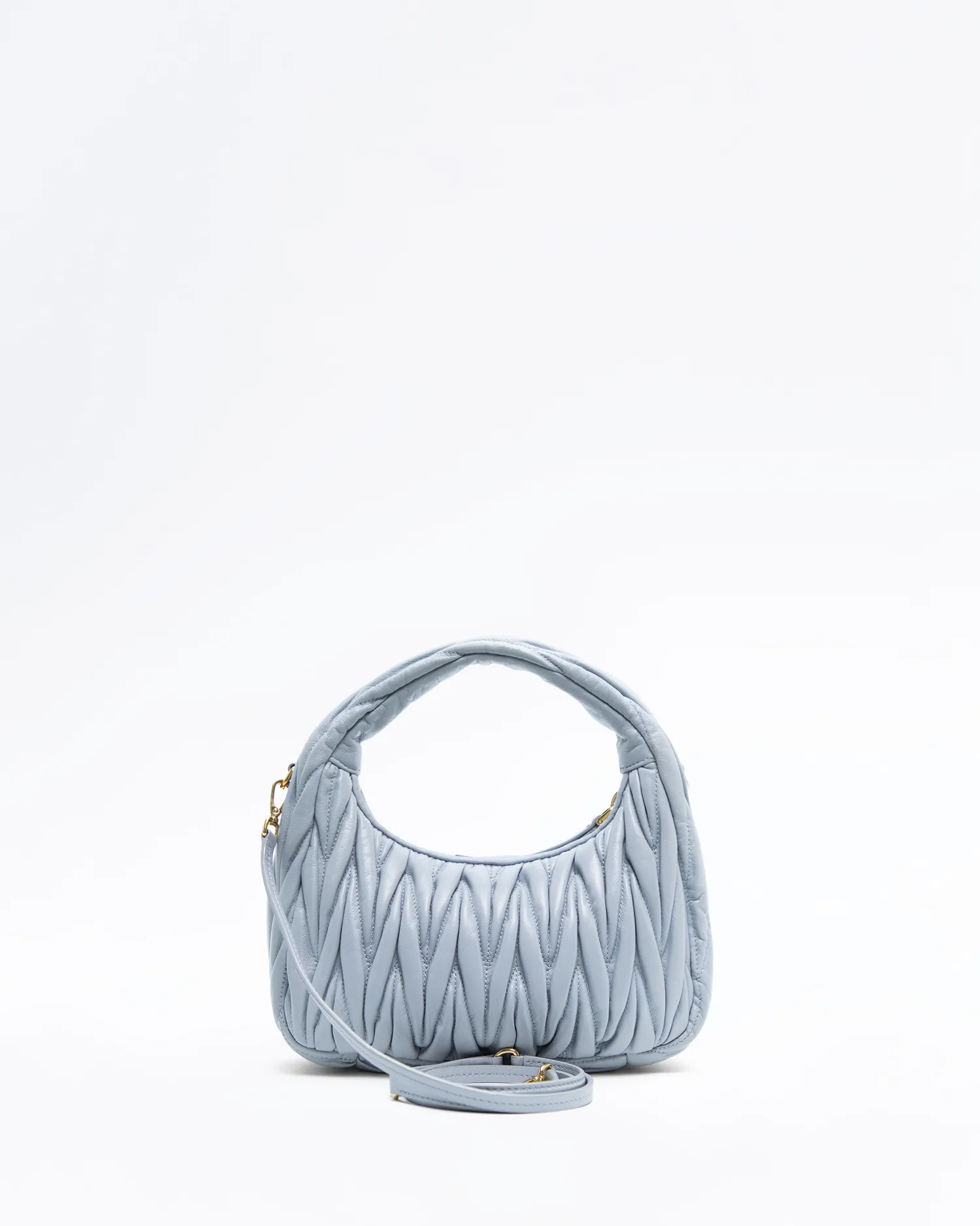 Matelasse Nappa Small Wander Hobo Bag