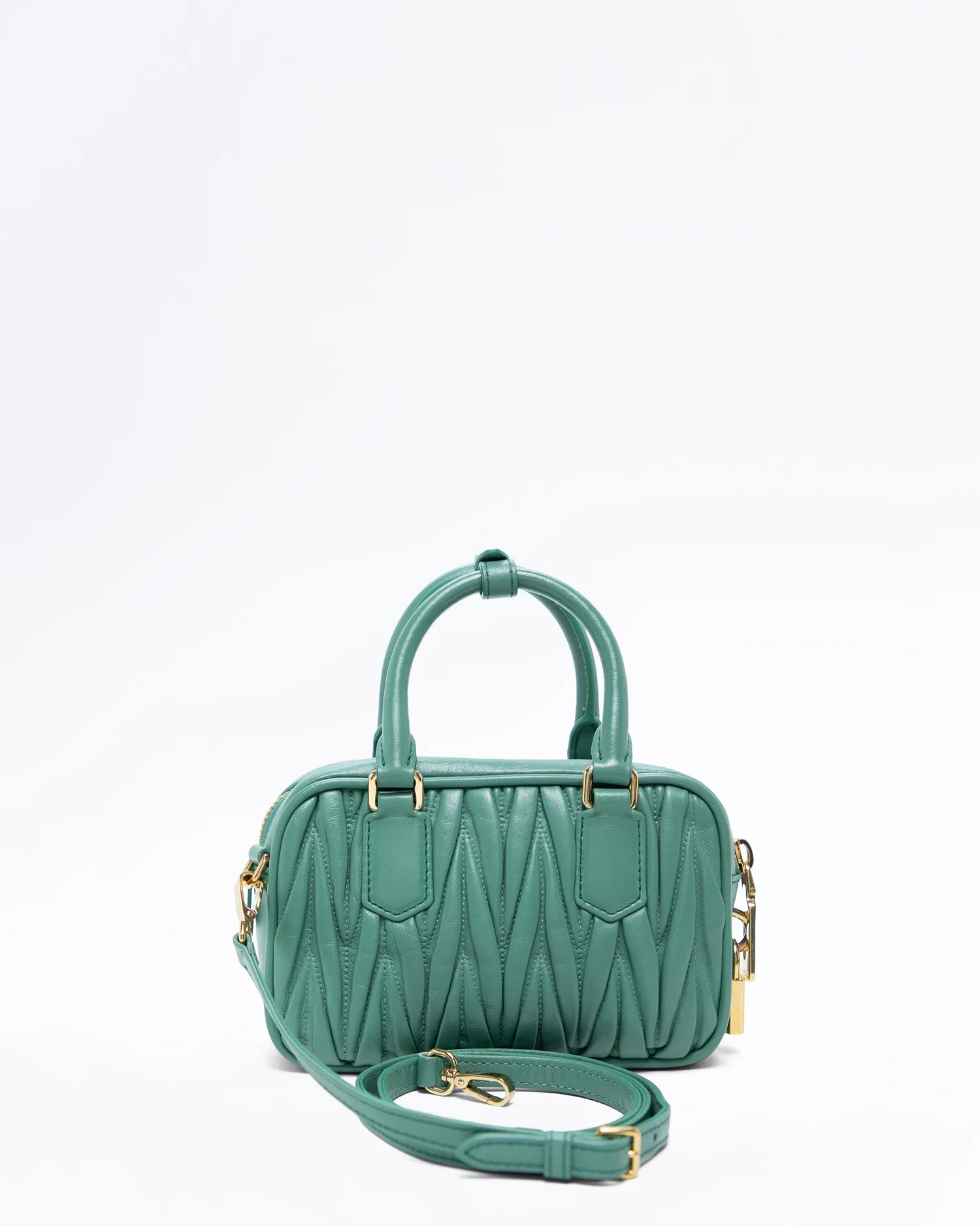 Matelasse Arcadie Compact Top Handle Bag