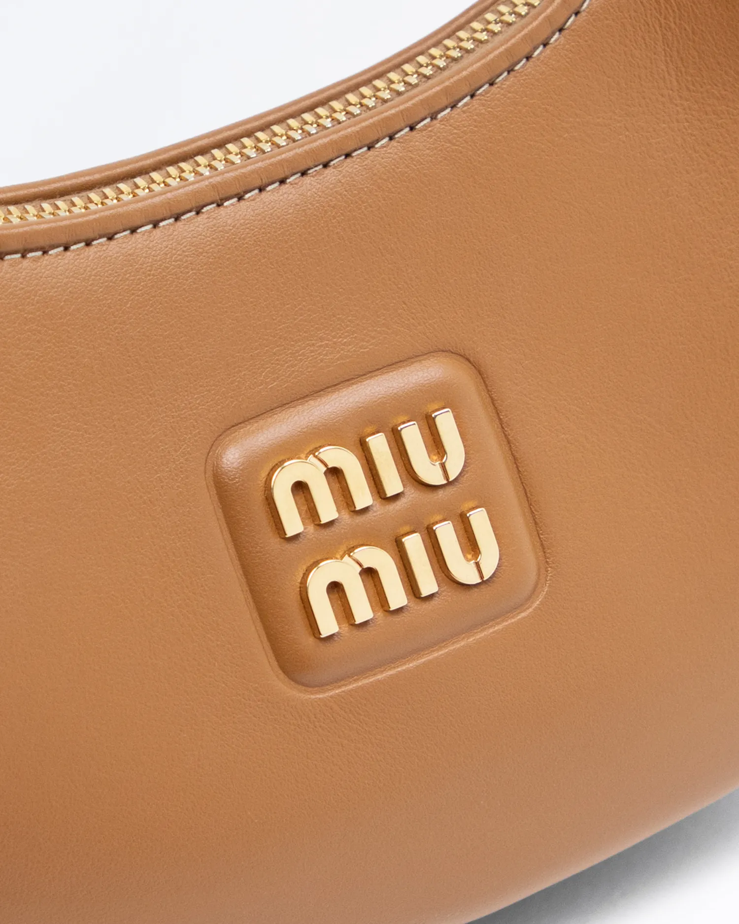 Leather Buckle Mini Hobo Bag