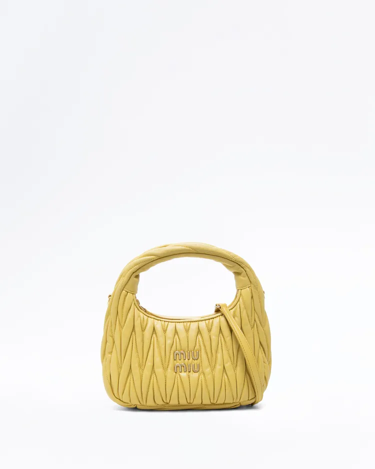 Matelasse Nappa Small Wander Hobo Bag