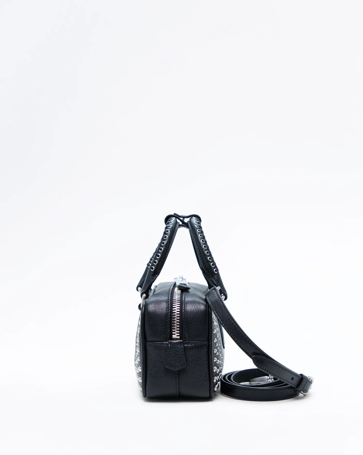Studded Arcadie Top Handle Bag