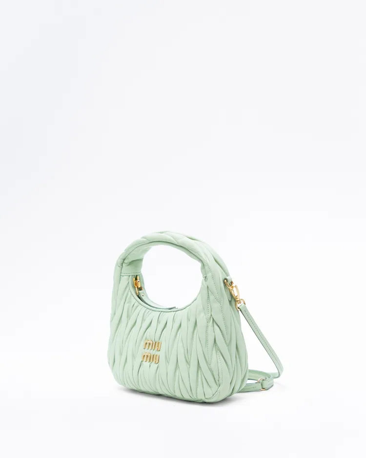 Alternate view angle of Matelasse Nappa Small Wander Hobo Bag