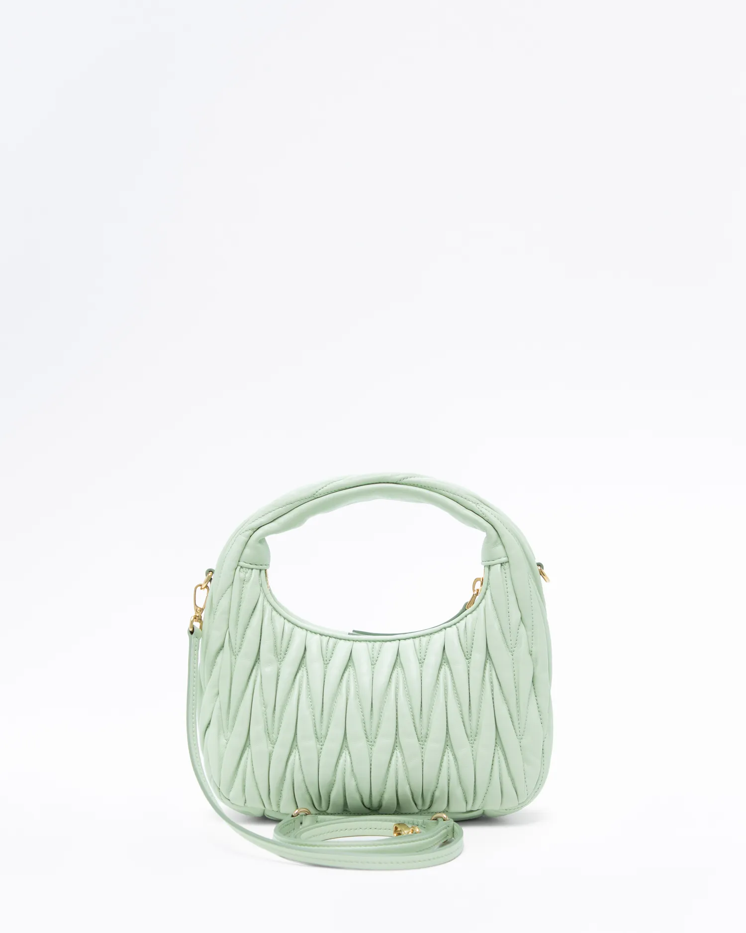 Matelasse Nappa Small Wander Hobo Bag