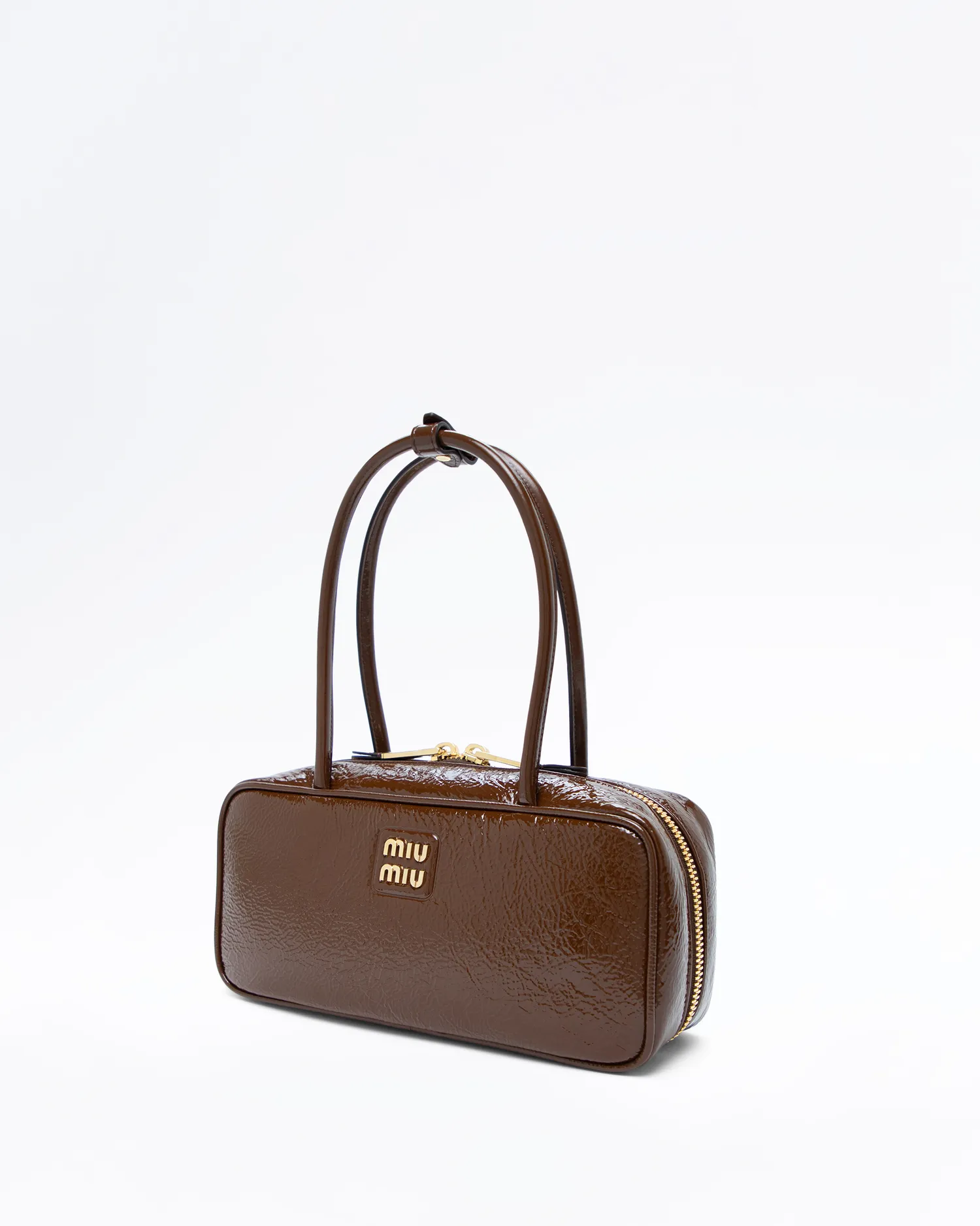 Beau Small Patent Leather Bag