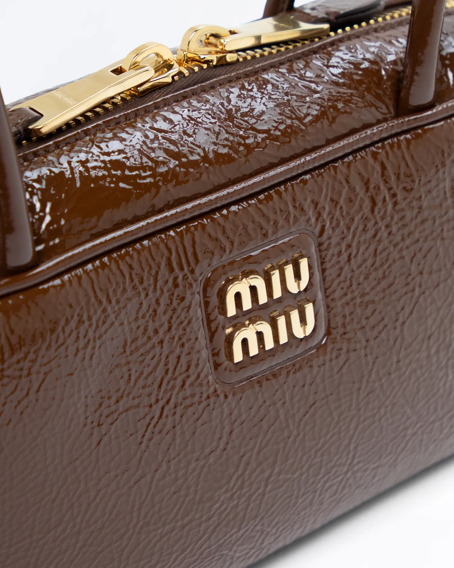 Beau Small Patent Leather Bag