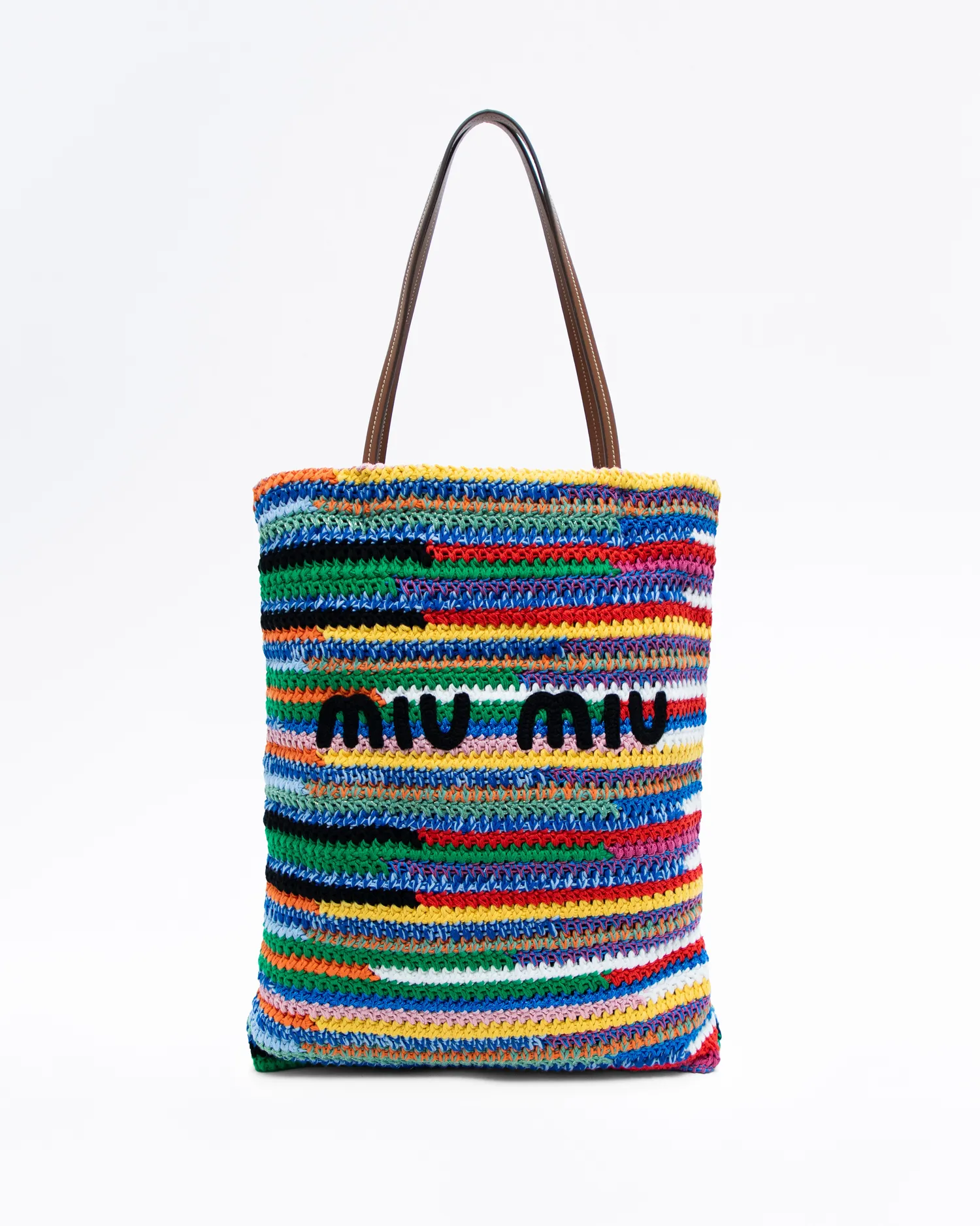 Crochet Logo Tote Bag