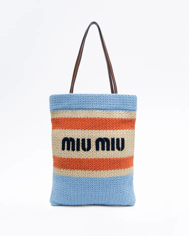 Crochet Logo Tote Bag