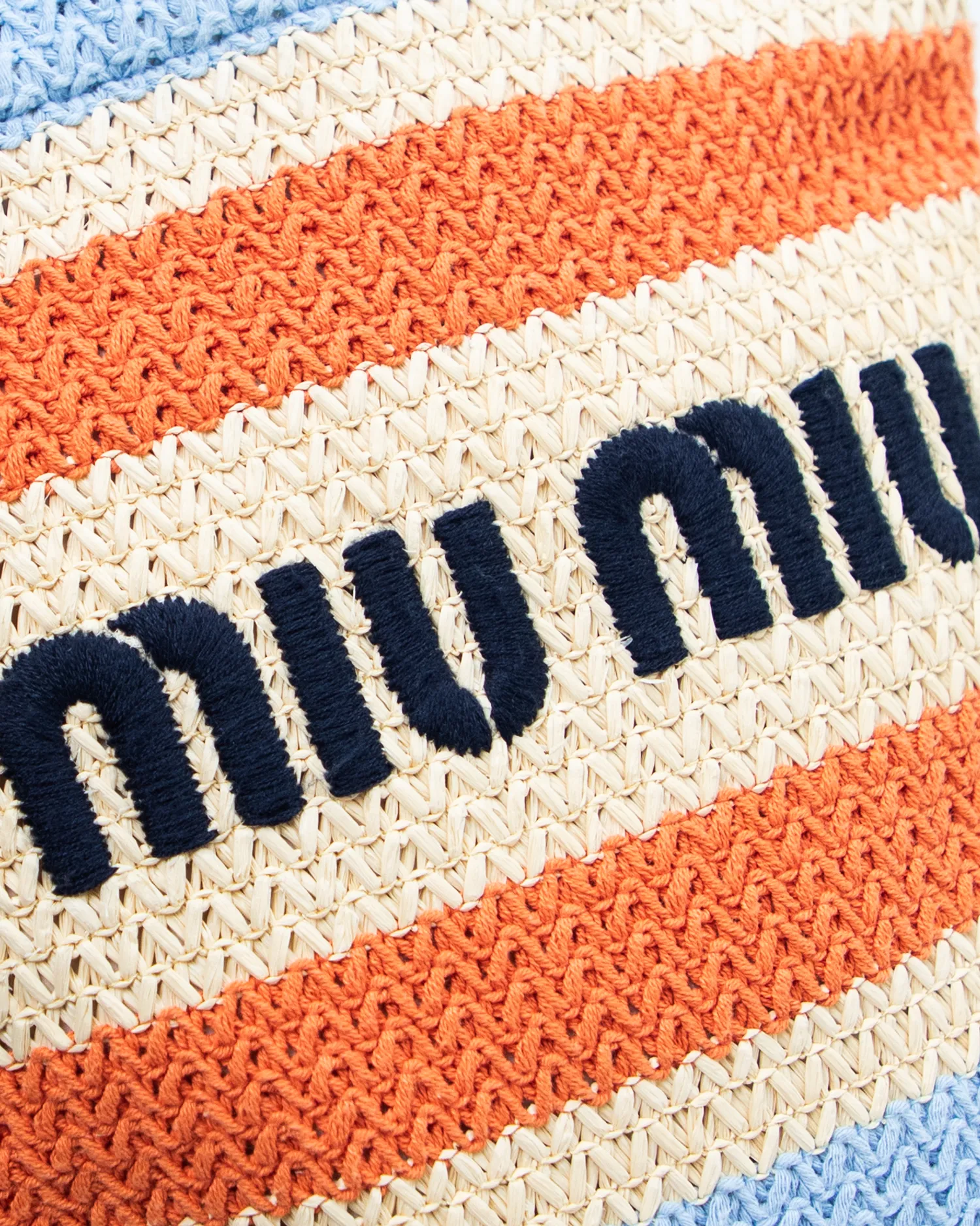 Crochet Logo Tote Bag